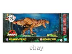 Transformers x Jurassic Park Tyrannocon Rex and AutoBot JP93 New and On Hand
