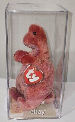 Ty Beanie Baby Authenticated REX the Dinosaur 3rd / 1st Generation MWMTs