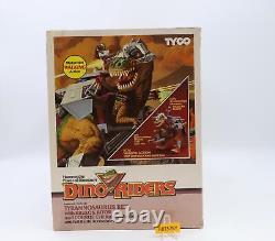 Tyrannosaurus Rex With Krulos Bitor & Cobrus Dino-Riders 1988 Tyco NEW MIB NRFB