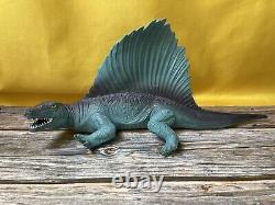 VINTAGE 1999 Dinosaur Figure Lot DIMETRODON, T-Rex, Triceratops, Brontosaurus