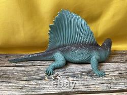 VINTAGE 1999 Dinosaur Figure Lot DIMETRODON, T-Rex, Triceratops, Brontosaurus