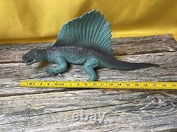 VINTAGE 1999 Dinosaur Figure Lot DIMETRODON, T-Rex, Triceratops, Brontosaurus