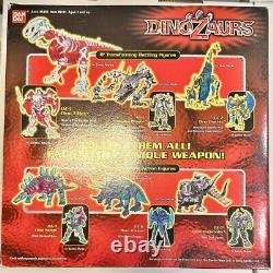 VTG DinoZaurs DZ-1 Dino T-Rex 8 Transforming Action Figure 1998 Bandai NIB