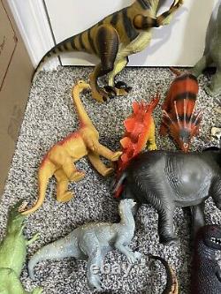 Vintage 1980s 1990s Imperial Toys Dinosaur Lot Of 35 Total Kenner