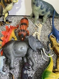 Vintage 1980s 1990s Imperial Toys Dinosaur Lot Of 35 Total Kenner