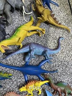 Vintage 1980s 1990s Imperial Toys Dinosaur Lot Of 35 Total Kenner