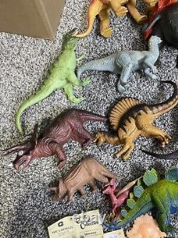 Vintage 1980s 1990s Imperial Toys Dinosaur Lot Of 35 Total Kenner