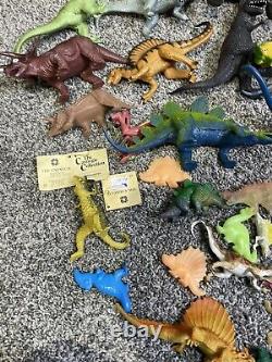 Vintage 1980s 1990s Imperial Toys Dinosaur Lot Of 35 Total Kenner