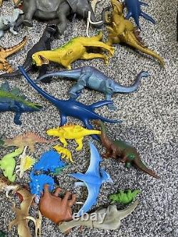 Vintage 1980s 1990s Imperial Toys Dinosaur Lot Of 35 Total Kenner