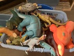 Vintage 1980s Dinosaur Toys Bundle Lot of 138