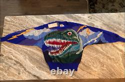 Vintage 1980s Krizia Maglia Italian T-Rex Sweater NEW CONDITION WITH TAGS