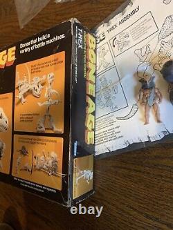 Vintage 1988 Kenner Bone Age T-REX COMPLETE with Crag the Clubber Instructions Box