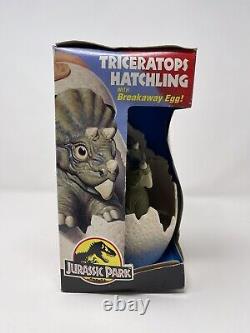 Vintage 1994 Kenner Jurassic Park Triceratops Hatchling Egg 61068 Brand New