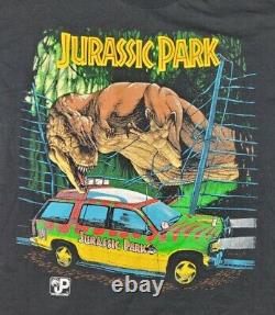 Vintage 90s Jurassic Park T Rex Movie Shirt Size XL 1993 Universal Studios