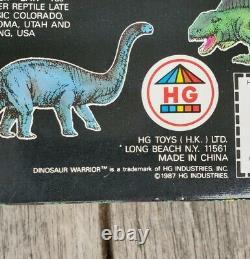 Vintage HG Toys Dinosaur Warrior T Rex Caveman Prehistoric Miniature Playset