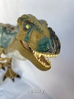 Vintage Hasbro Jurassic Park JP28 Bull T-Rex Dinosaur 1997 Tested Sound Working