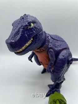Vintage He-Man Motu Tyrantisaurus Dinosaur T-Rex Figure COMPLETE- WORKS