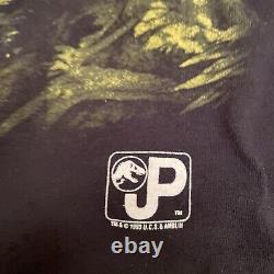 Vintage Jurassic Park T Rex Movie Shirt XL 1994 HANES USA GRAPHIC Single Stitch