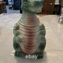 Vintage Rare T Rex Dinosaur Cookie Jar Godzilla