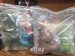 Vintage The Land Before Time Dinosaur Hand Puppet 1988 Pizza Hut Toys Lot Of 4