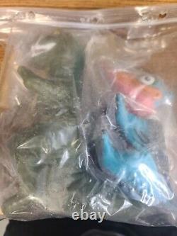 Vintage The Land Before Time Dinosaur Hand Puppet 1988 Pizza Hut Toys Lot Of 4