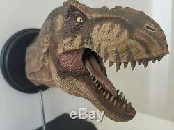 W-Dragon Female Tyrannosaurus Head Statue T Rex Dinosaur Decor Model Collector