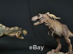 W-Dragon Tyrannosaurus Rex + Rexy Dinosaur Statue Animal Toy Small T-Rex Gift