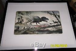 William Stout Dinosaurs T Rex Print Rex Primeval Signed And Numbered