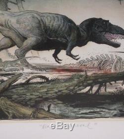 William Stout Dinosaurs T Rex Print Rex Primeval Signed And Numbered